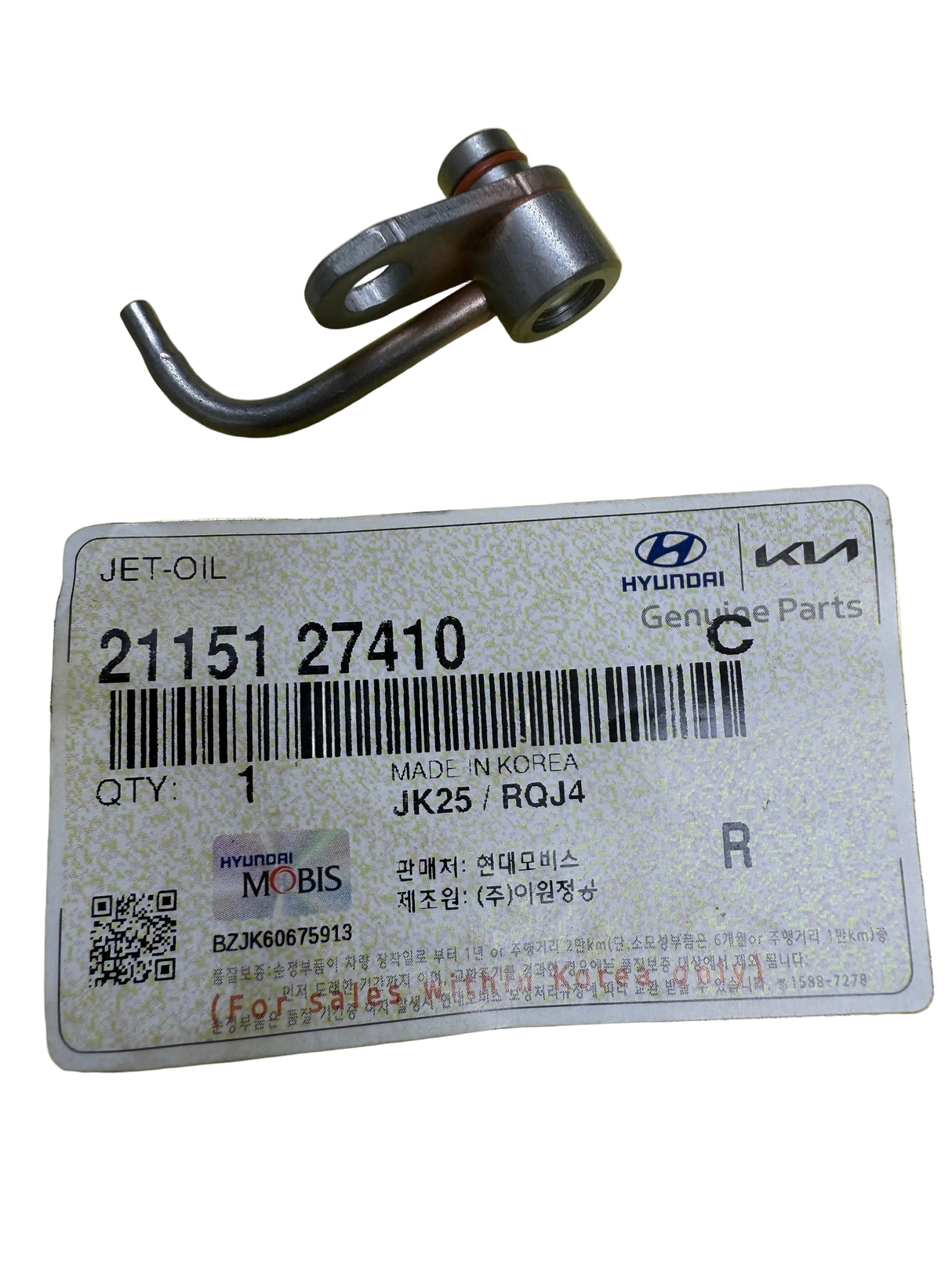 Inyector Aceite Hyundai Santa Fe Kia Sorento 2010 a 2015 Original 211512F300