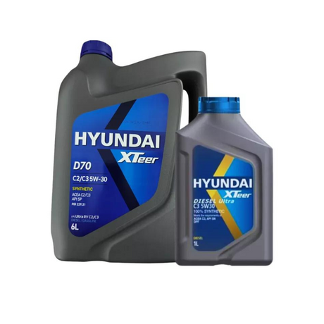 Aceite Hyundai Xteer Sintético 5W30 7 Litros Original Diesel o Gasolina con DPF