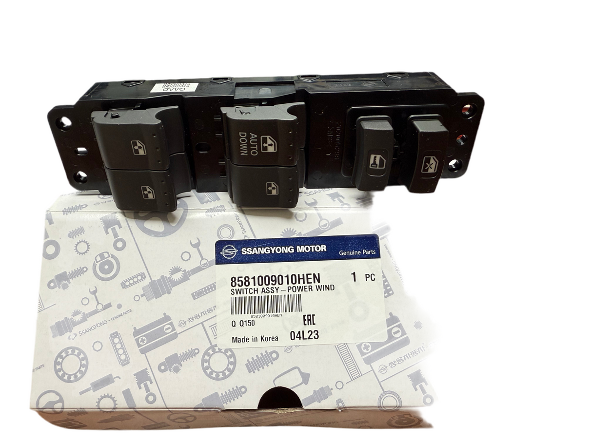 Interruptor Alza vidrio Izquierdo Ssangyong Actyon 2006 2011 8581009010Hen Original