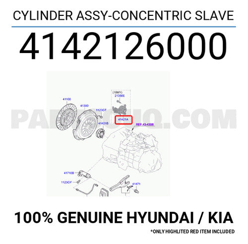 Rodamiento De Empuje Hyundai Elantra 18-21 Alternativo