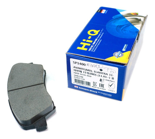 Juego Pastilla Freno Delantero Hyundai Santa Fe 2013 18 Korea 581012Wa00