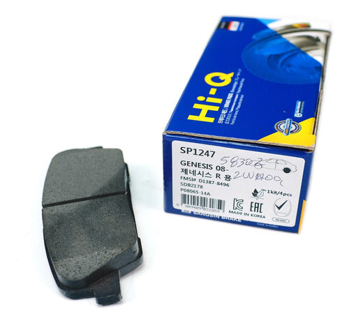 Juego Pastilla Freno Trasero Hyundai Tucson Kia Sportage 2010 2014 Korea 583022Sa30