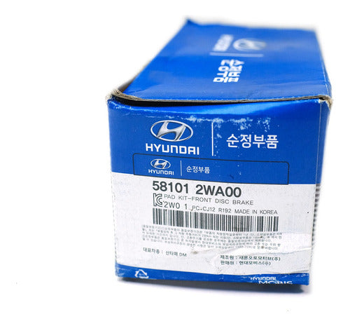Juego Pastilla Freno Delantero Hyundai Santa Fe Kia Sorento 2013 a 2018 Original 581012Wa00