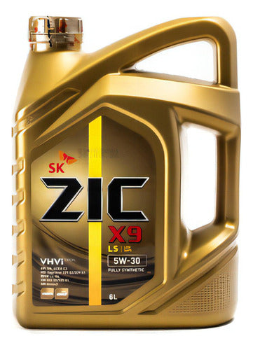 Aceite Motor Zic X9 5W30 6 Litros Gasolina Y Diesel Sintetico con DPF