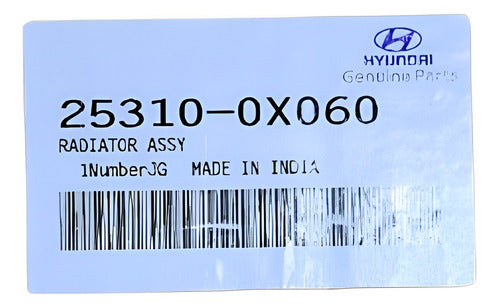 RADIADOR MECANICO 08-12Alternativo Chino 1.2 253100X060A