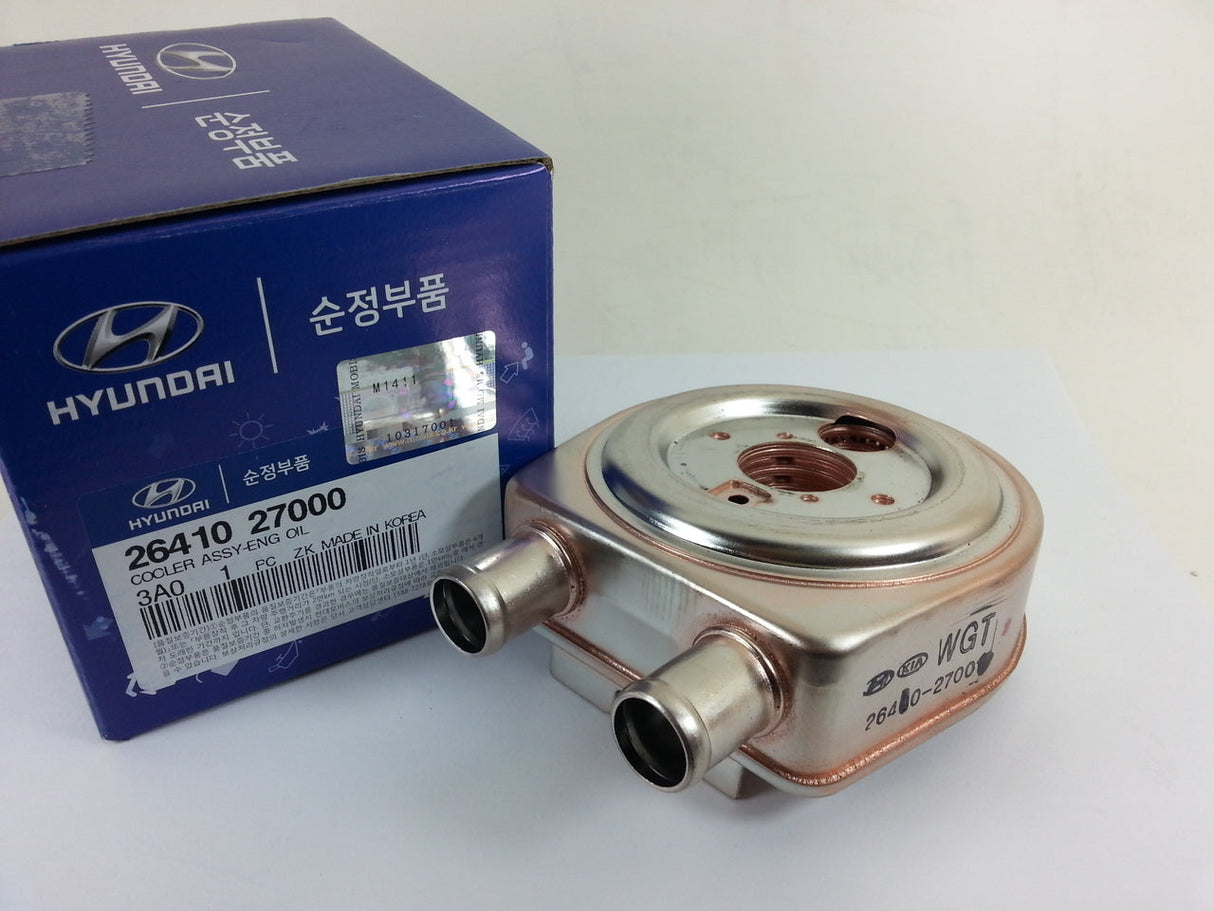 Radiador De Aceite Hyundai Genuino Getz - Matrix - Elantra 2641027000