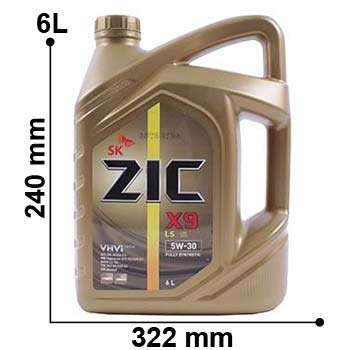 Bidon 10W40 4 Litros Sintetico Marca Zic Korea