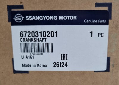 Cigueñal Ssangyong Musso y Rexton 2 2 cc 2019 a 2025 Original 6720310001