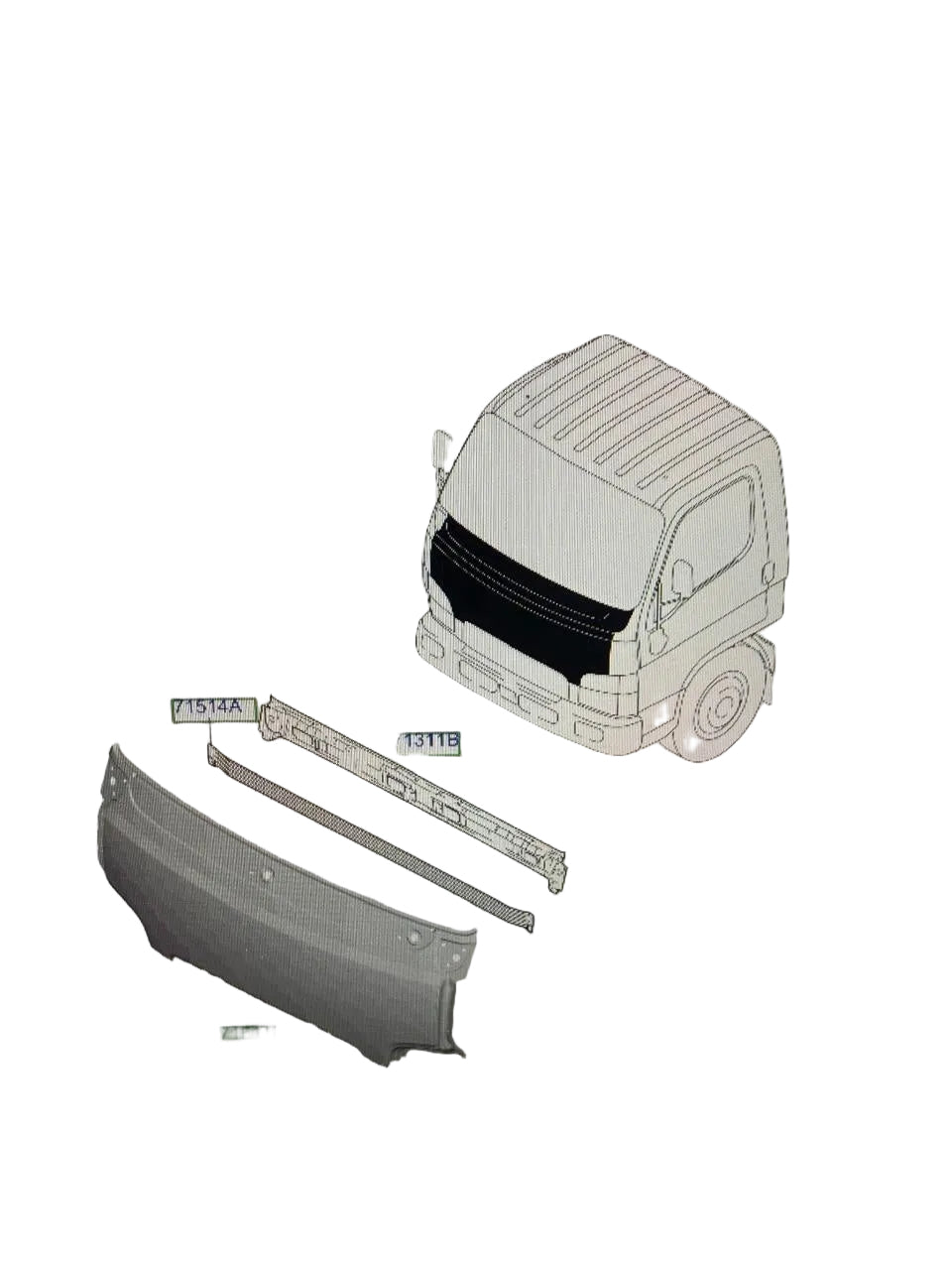 Frontal Hyundai Migthy Hd35 2015 a 2023 Original 715115H202