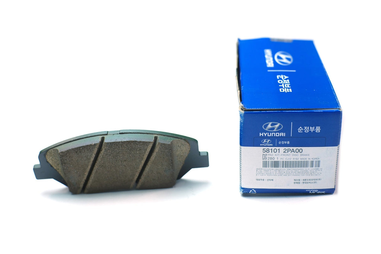 Juego Pastilla Freno Delantero Hyundai Accent 2012 23 Original 58101H6A15