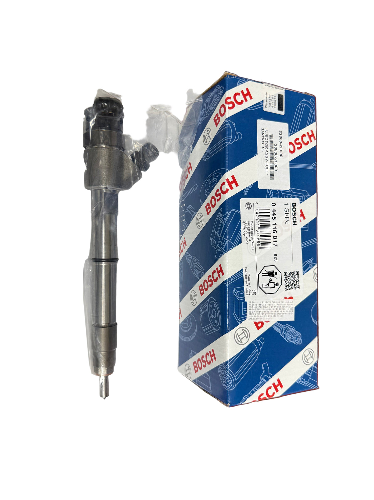 Inyector Diesel Kia Sorento Hyundai Santa Fe 2015 a 2019 Bosch 338002F610