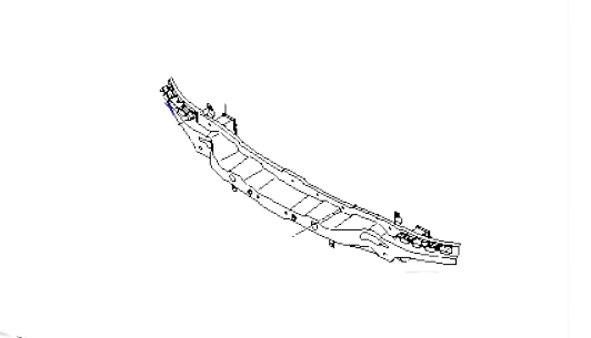 Refuerzo Parachoque Delantero 12 23 Korea Hyundai Porter 865304F500