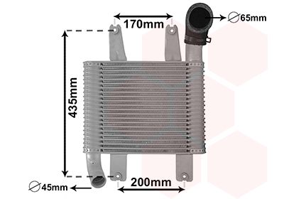 Radiador Intercooler Terracan 281904X700 Hyundai Genuino