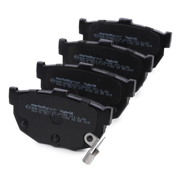 Juego Pastilla Freno Trasero Era 583022Da09 Alternativo Hyundai Elantra 01 - 06