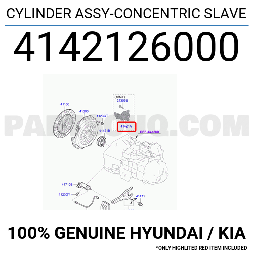 Rodamiento Empuje Kia Seltos Cerato Hyundai Elantra  2019 a 2025 Alternativo Korea 4142126000