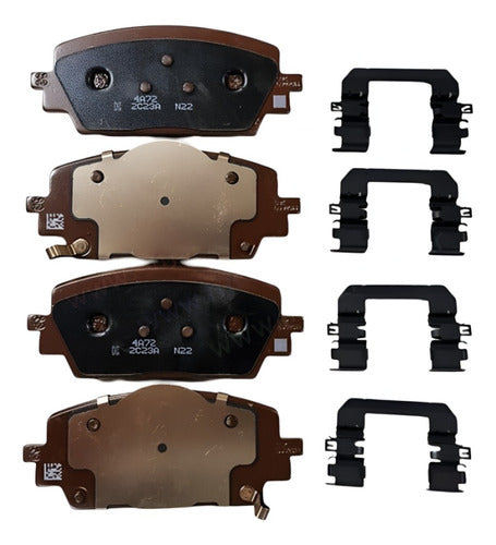 Juego Pastillas De Freno Delanteras 58101P2A00A Alternativo Santa Fe-Sorento 21->