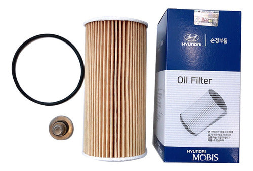 Filtro Aceite Original Mobis Motor Petrolero 263202F100