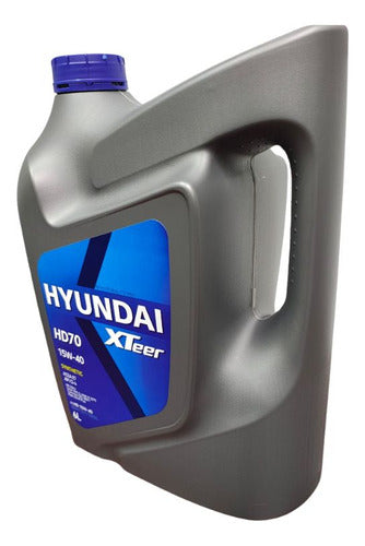 Aceite Motor Hyundai Xteer 15W40 6 Litros Diesel