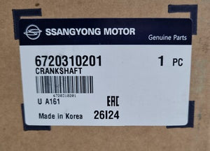 Cigueñal Ssangyong Musso y Rexton 2 2 cc 2019 a 2025 Original 6720310001