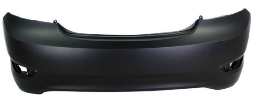 Parachoque Trasera Hyundai I-10 11-13 Original 866110X220