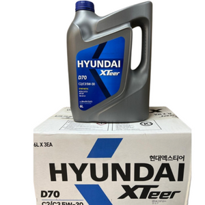 Aceite Para Motor Hyundai Xteer Sintético Diesel 5W30 6 Litros Motor con Dpf