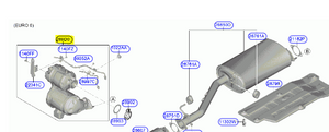 Convertidor Catalitico Dpf Hyundai Staria 2020 a 2025 Original 289E02F400