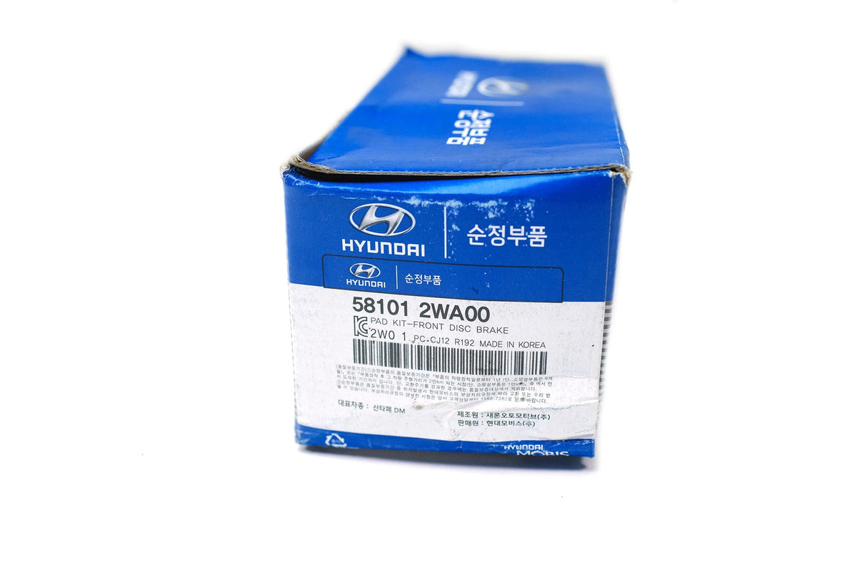Juego Pastilla Freno Delantero Hyundai  Santa Fe Kia Sorento 2013 a 2018 Original 581012Wa00