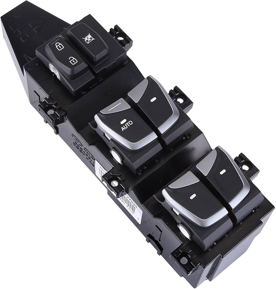 Interruptor alzavidrio Delantero Izquierdo Hyundai Santafe 2013 a 2017 Original 935702W000