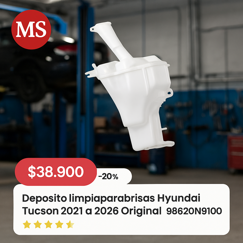 Deposito limpiaparabrisa Hyundai Tucson 2021 a 2026 Original 98620N9100