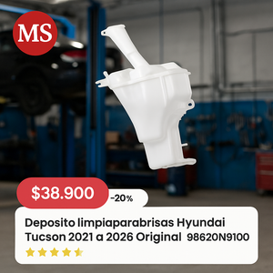 Deposito limpiaparabrisa Hyundai Tucson 2021 a 2026 Original 98620N9100