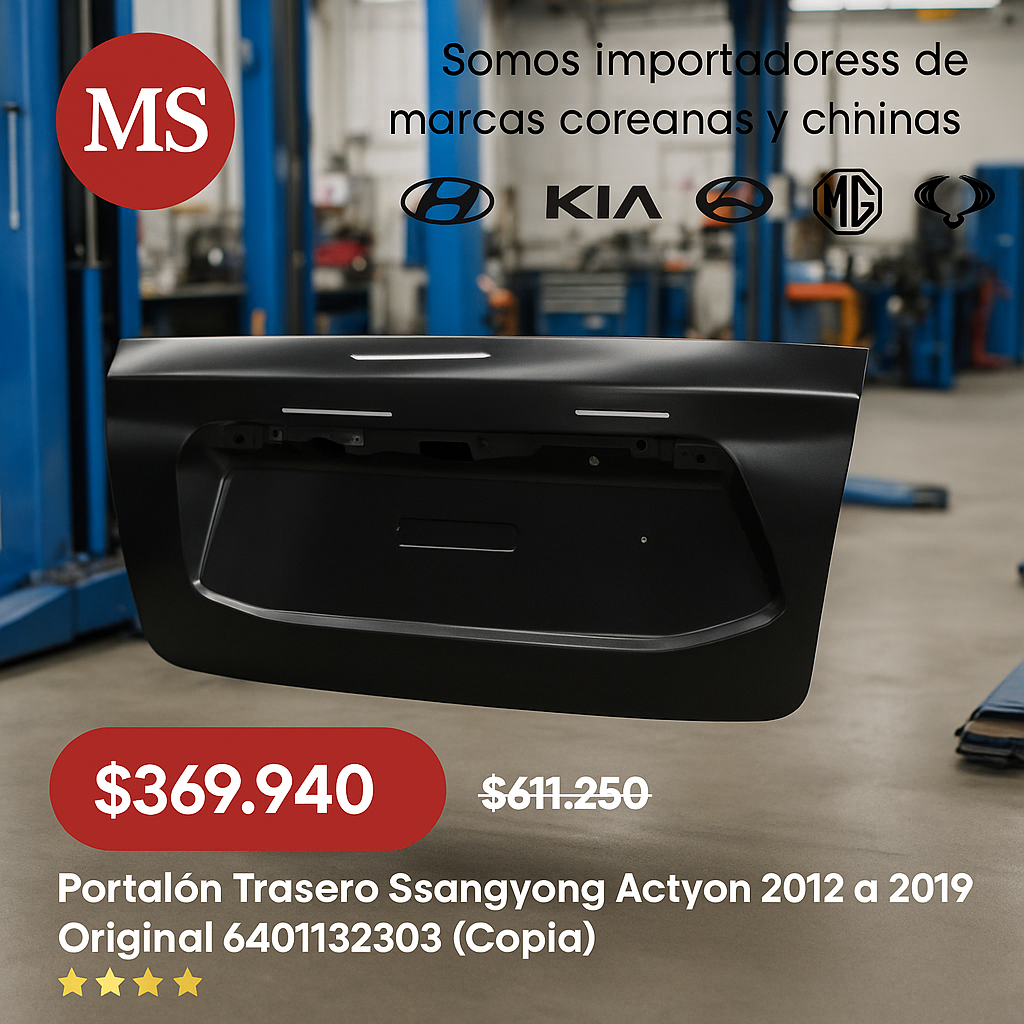 Portalon Trasero Maxus T60 2021 a 2024 Alternativo 73700MAXT60A