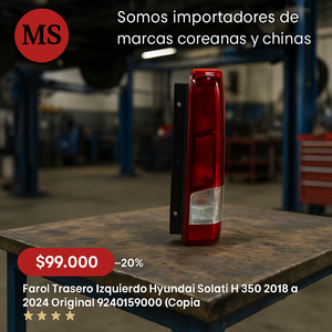 Farol Trasero Derecho Hyundai Solati H 350 2018 a 2024 Original 9240259000