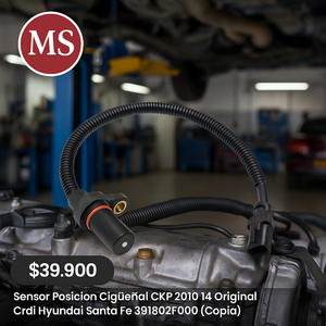 Sensor Posicion Cigueñal CKP Hyundai Santa Fe 2015 a 2020 Original Crdi 391802F600