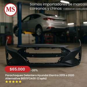 Parachoques Delantero Hyundai Elantra 2019 a 2020 Original 86511F2AA0